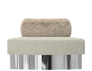 Zeon Modular Lounge Convex - Faux Fur Cover